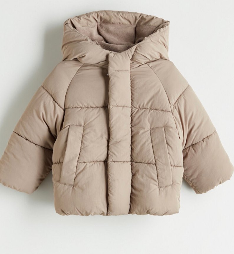 Kahverengi Erkek Çocuk Şişme Mont - Görsel 3