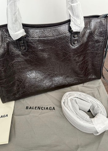 Balenciaga Siyah Deri Kadın Çanta - Görsel 2