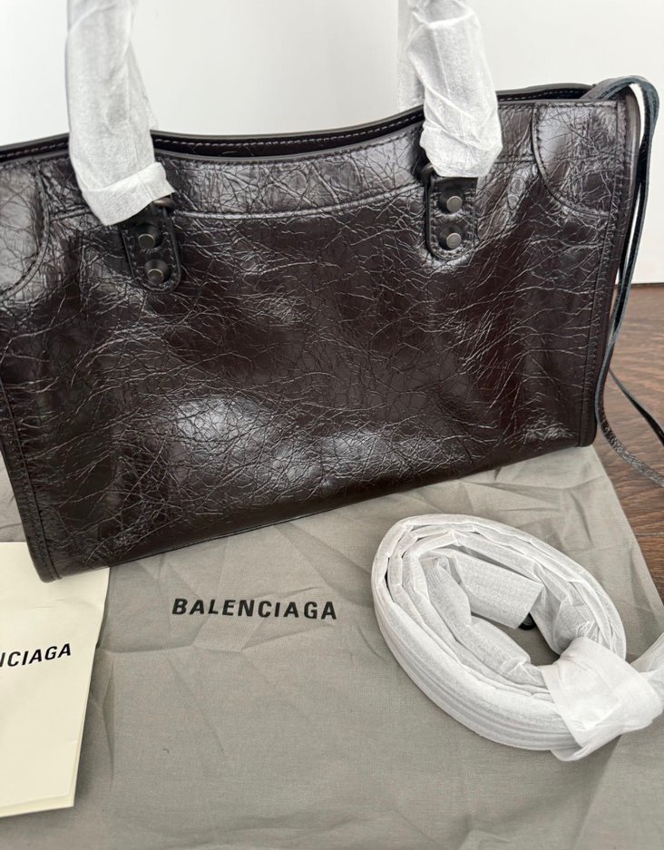 Balenciaga Siyah Deri Kadın Çanta - Görsel 2