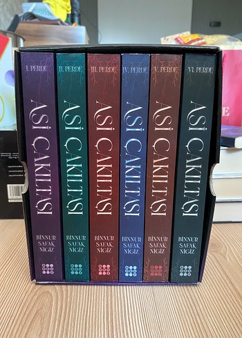 Asi Çakiltası 6 Kitap Seti - Binnur Safak Nigi