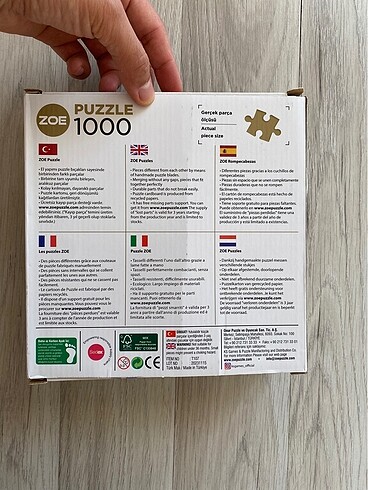 Beden Puzzle 1000 parça