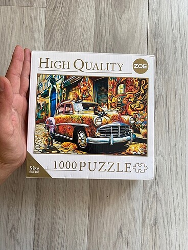  Beden Renk Puzzle 1000 parça