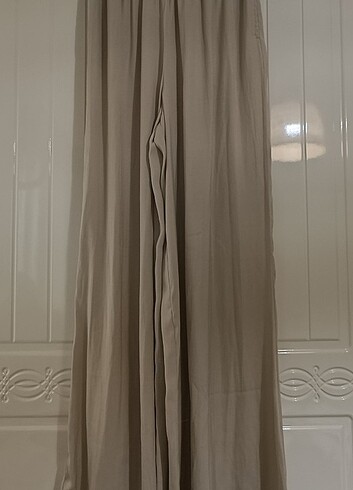 Zara dökümlü Palazzo pantalon