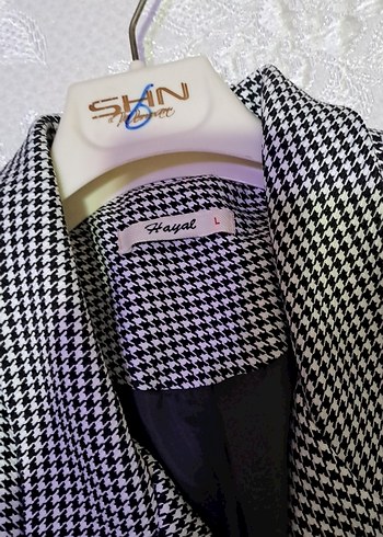 Düğmeli kadın blazar ceket - Görsel 2