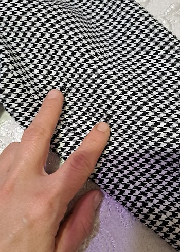 Düğmeli kadın blazar ceket - Görsel 4