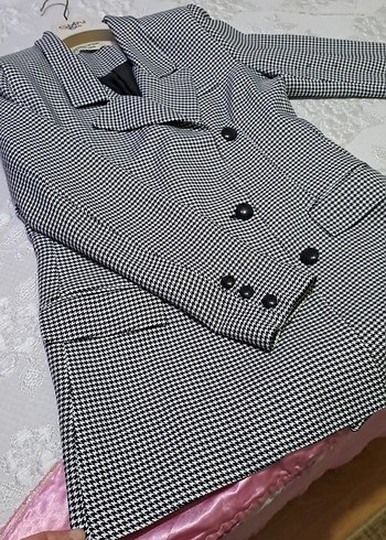 Düğmeli kadın blazar ceket - Görsel 3