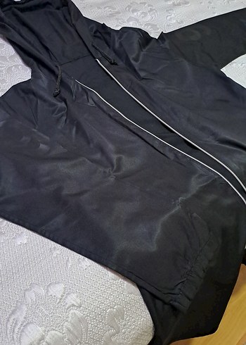 Siyah Fermuarlı yağmurluk ince - Görsel 4