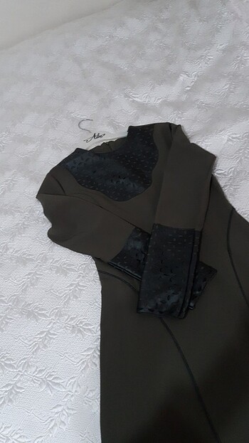 Uzun tesettür elbise 36 beden sorunsuz temiz - Görsel 7