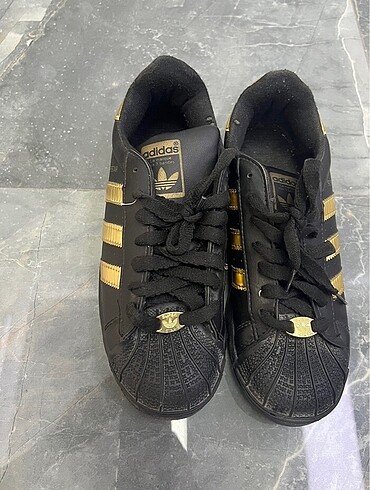 39 Beden altın Renk Orjinal spor ayakkabı adidas