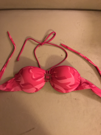 Pembe bikini üst