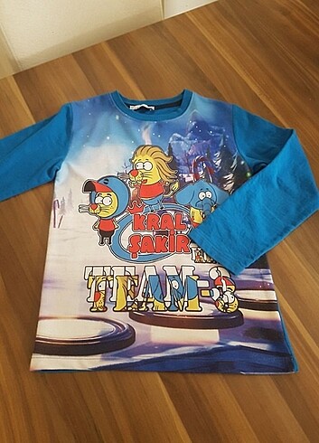 7 Yaş Beden KRALŞAKİR SWEATSHIRT 6 veya 7 yaş