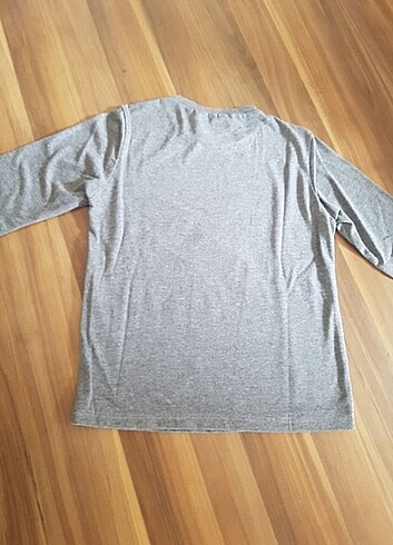 5 Yaş Beden gri Renk KOTON KIDS SWEATSHIRT Dinazorlu 5 yaş