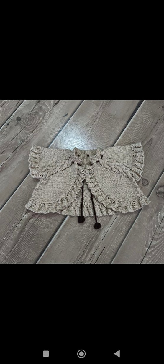 Kız Çocuk Bohem Örgü Bolero ve Etek Takımı - Görsel 4