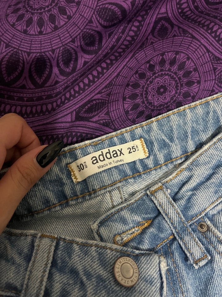 denim yirtik pantolon - Görsel 2