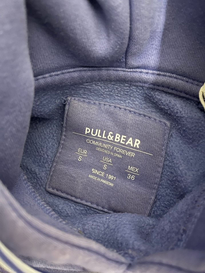 Mor pullandbear Salaş Kadın Sweatshirt - Görsel 4