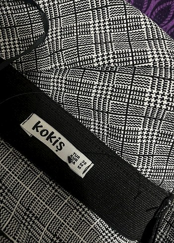 kareli şort etek - Görsel 3