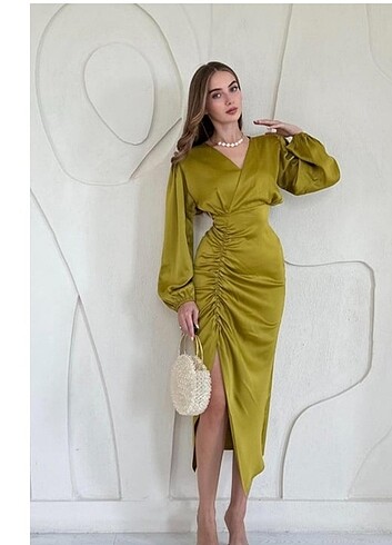 Elbise #şık elbise #abiye #saten elbise #uzun elbise 