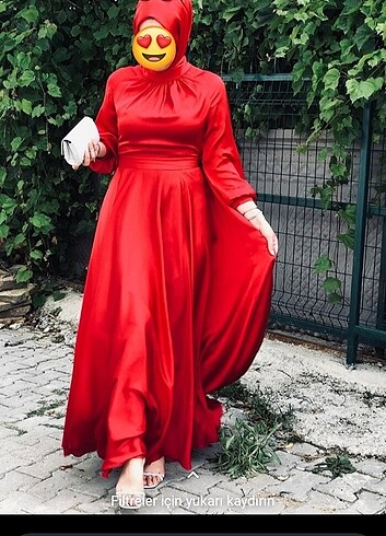 Kırmızı abiye 