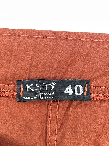 40 Beden kahverengi Renk Diğer Kumaş Pantolon %70 İndirimli.
