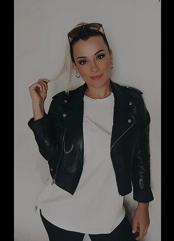 Bershka deri ceket