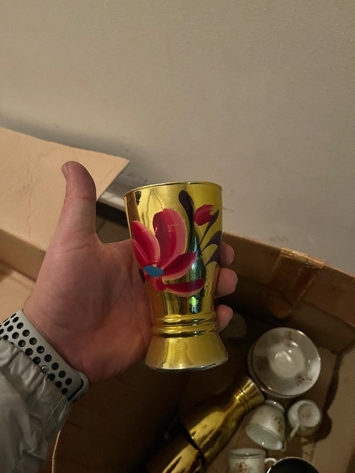 pop art vintaga şerbet takımı - Görsel 2