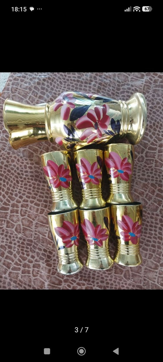 pop art vintaga şerbet takımı - Görsel 4