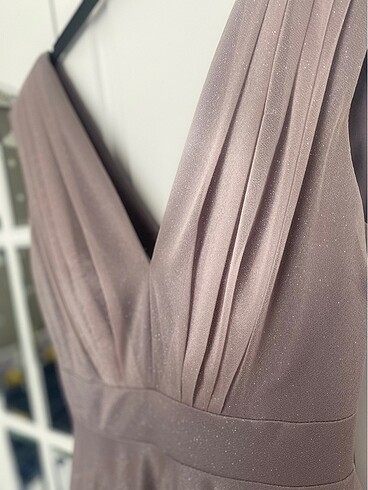 Doridorca lila simli prenses abiye elbise - Görsel 3