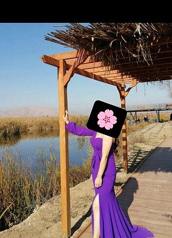 Alfabeta Tek kol balık abiye