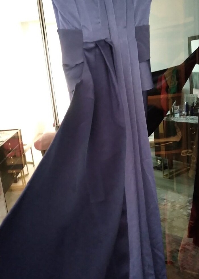 lacivert abiye - Görsel 3