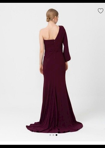 ilmio tek kol Abiye Elbise - Görsel 7