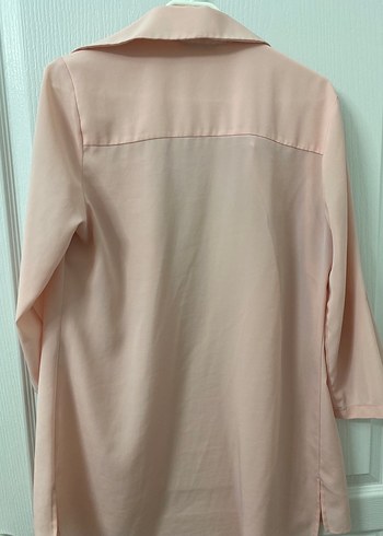 Bej Kadın Düğmeli Gömlek - Görsel 6