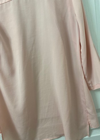 Bej Kadın Düğmeli Gömlek - Görsel 7