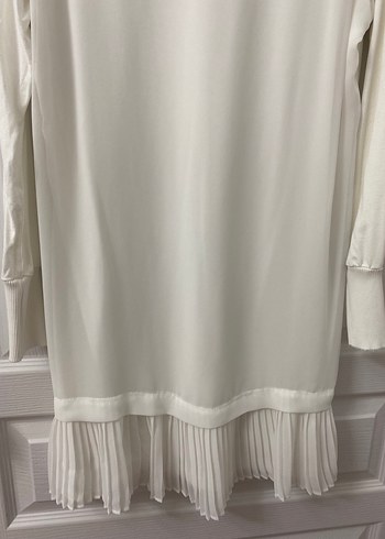 Beyaz Uzun Kollu Kadın Bluz - Görsel 2