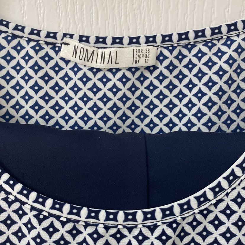 Lacivert Düğmeli Kadın Blazer 3lü etekli takım - Görsel 5