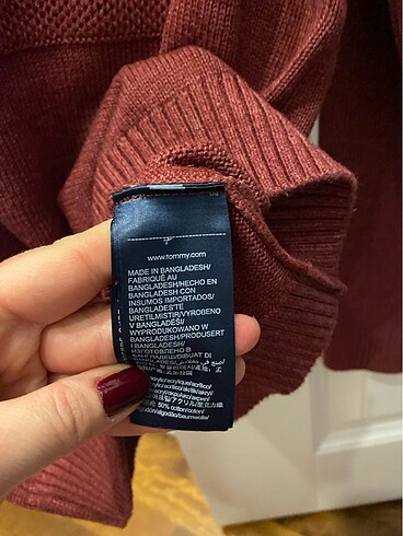 10 Yaş Beden bordo Renk Tommy hilfiger 10 yaş