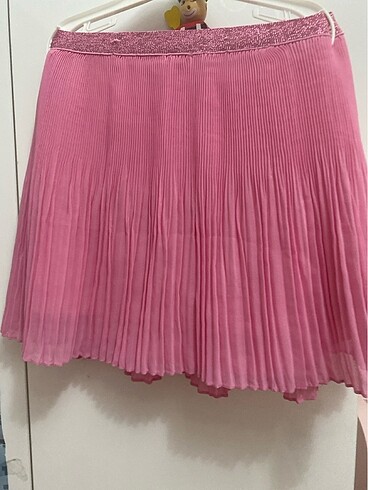 7 Yaş Beden pembe Renk Koton kids 7/8 pembe etek