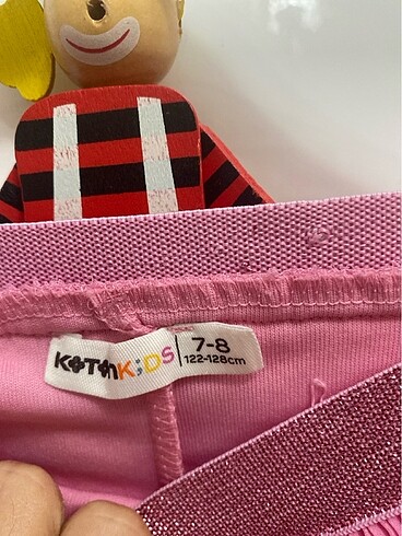 7 Yaş Beden Koton kids 7/8 pembe etek