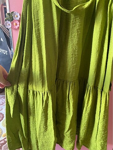 xl Beden yeşil Renk Yeşil elbise