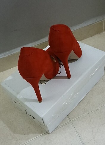 Diğer Kırmızı sitelotto topuklu ayakkabı 