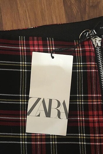 Zara kareli pantolon