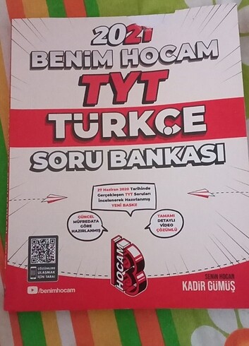 2021 benim hocam yayınları tyt türkçe soru bankası