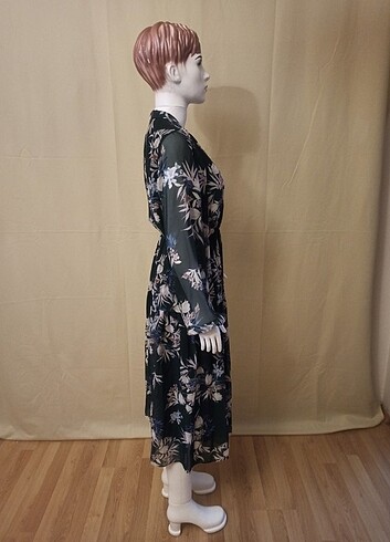 Yeşil elbise - Görsel 5