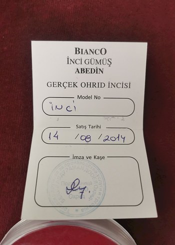  Beden Ohrid incisi