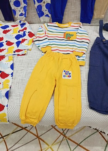 Renkli Baskılı Erkek Bebek Takımı - Görsel 5