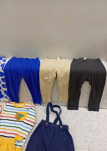 Renkli Baskılı Erkek Bebek Takımı - Görsel 7