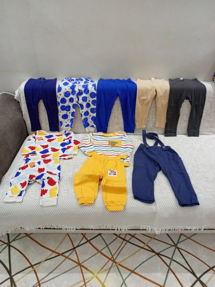 Renkli Baskılı Erkek Bebek Takımı - Görsel 3