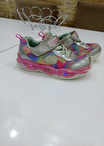 Kız Çocuk Çok Renkli Bağcıklı Spor Ayakkabı - Görsel 4