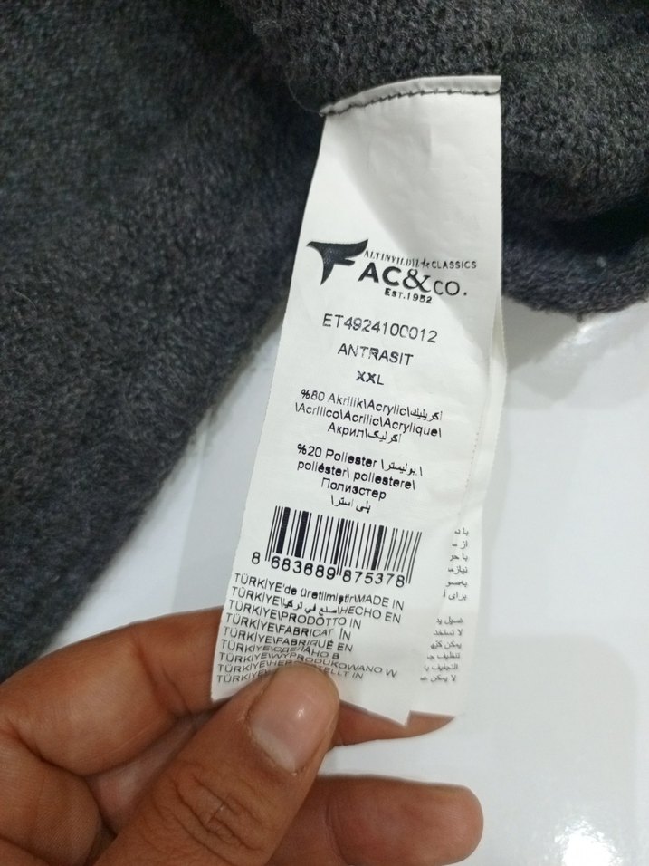 Örgü Yün Kazak - Görsel 5