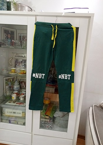 Beli Bağcıklı Yeşil Erkek Eşofman Altı - Görsel 2