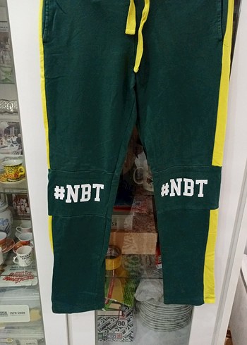 Beli Bağcıklı Yeşil Erkek Eşofman Altı - Görsel 3